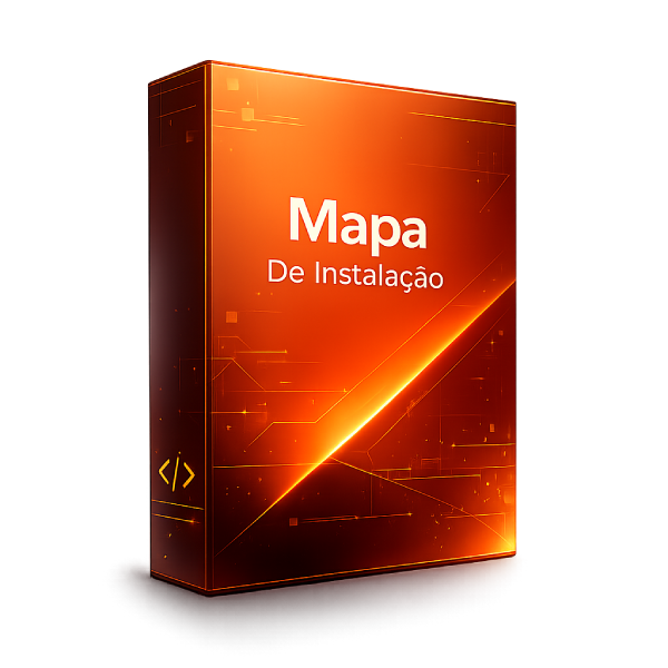 Mockup do mapa de instalação
